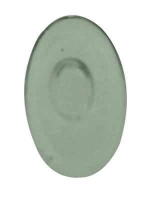 Plaquette Monobloc ovale Silicone (10,5 mm)