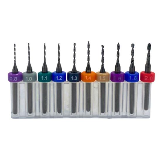 Assortiment de 10 Forêts carbure de tungstène