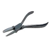 Pince à incliner avec mors rond plastique