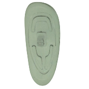 Plaquette à clipper Silicone gauche-droite (19 mm) 