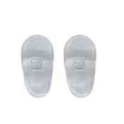 Plaquette à visser PVC, souple, symétrique, insert Plastique (12 mm)