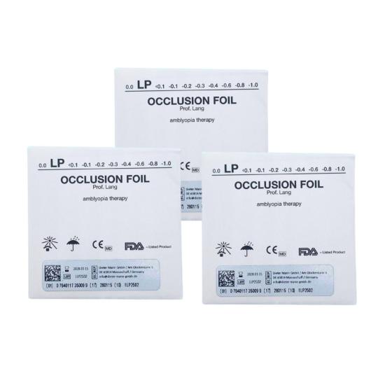 Lot de 3 Feuilles d'occlusion PERCEPTION LUMINEUSE 