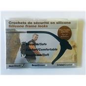 Assortiment de 12 paires de crochets Silicone