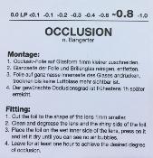 Feuilles d'occlusion 0.8 n°2 (3 pièces)