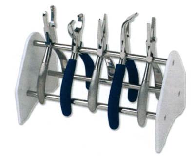 Ratelier à tringle pour 8 pinces Cristal 200MM