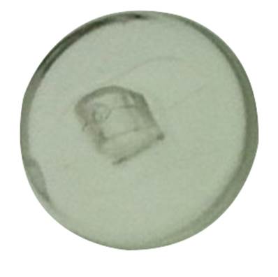 Plaquette à visser PVC souple, symétrique, insert Plastique (9 mm) 
