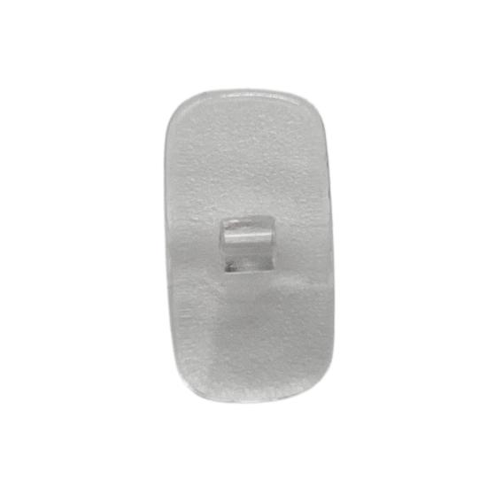 Plaquette ultra fine rectangulaire, souple, à visser (12 mm)
