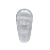 Plaquette à visser PVC, souple, symétrique, insert Plastique (17 mm)