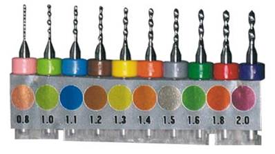 Assortiment de 10 Forêts carbure de tungstène