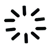 Kit d'Embout de crochets - face (10 pièces)