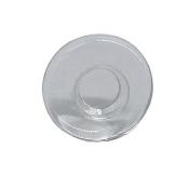 Plaquette Monobloc ronde Silicone (9.5 mm)