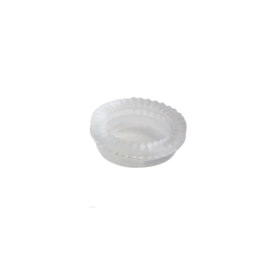 Coiffe Silicone embout presse verre demi lune 17mm (la pièce)