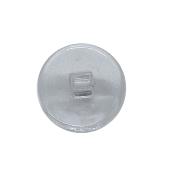 Plaquette à visser PVC souple, symétrique, insert Plastique (9 mm) 