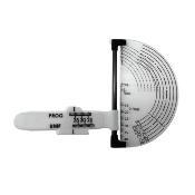 Testeur de diamètre, double échelle d'écart pupillaire