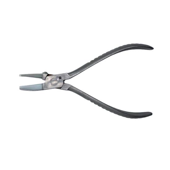 Pince à incliner avec mors rond plastique