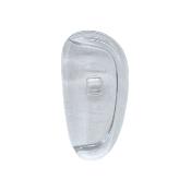 Plaquette à visser PVC souple, insert Plastique (19 mm) 
