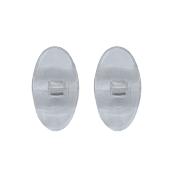 Plaquette à visser PVC souple, symétrique, insert Plastique (13 mm) 