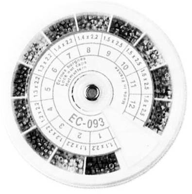 Assortiment d'écrous borgnes hexagonaux et étoiles