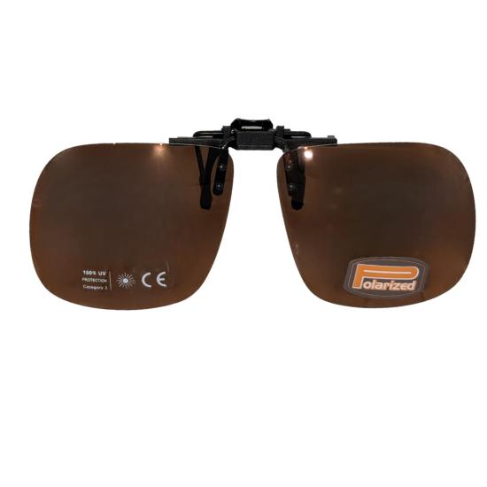 Lot de 20 faces polarisées relevables Marron FA113