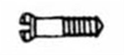 Vis tête cruciforme Nickelé (1*1.7*4.5 mm) 