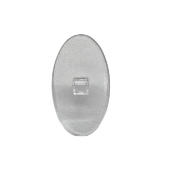 Plaquette ultra fine ovale, souple, à visser (12 mm)