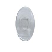 Plaquette à clipper PVC souple, symétrique, insert Plastique (13 mm) 