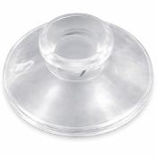 Plaquette Monobloc  polycarbonate+coiffe Silicone (9.5 mm)