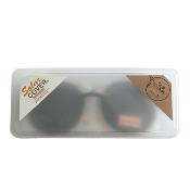 Face polarisée non relevable ronde brun pour monture plastique