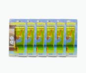 Face Supplémentaire Jaune Grand Modèle Lot de 6