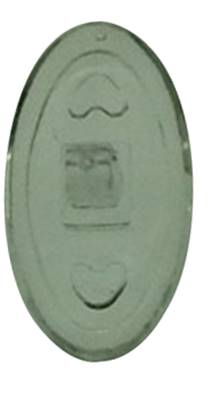 Plaquette à visser Silicone symétrique (13 mm)
