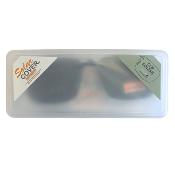 Face polarisée non relevable rectangle gris vert pour monture plastique