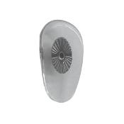 Plaquette à visser PVC, insert Nickelé (14,3 mm) 