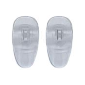 Plaquette à clipper PVC, souple, symétrique, insert Plastique (17 mm)