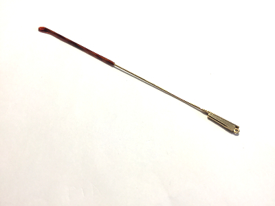 Branche télescopique Doré (1.0 mm) + embout Jaspé