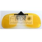 Lot de 12 faces polarises Jaune FA127