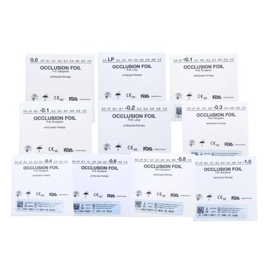 Feuille d'occlusion assortiment 10 pces