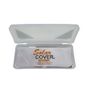 Face polarisée non relevable rectangle large brun pour monture plastique