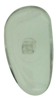 Plaquette à visser PVC souple, insert Plastique (19 mm) 