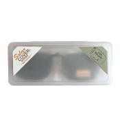 Face polarisée non relevable rectangle large gris vert pour monture plastique