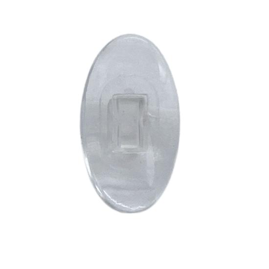 Plaquette à clipper PVC souple, symétrique, insert Plastique (13 mm) 
