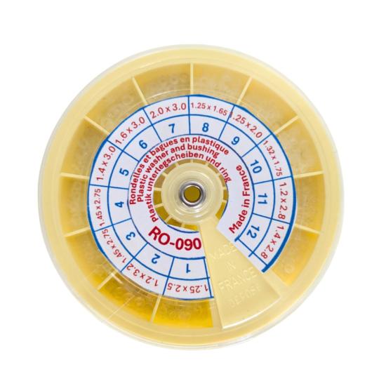 Assortiment de rondelles et bagues Plastique