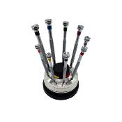 Assortiment de tournevis sur socle tournant