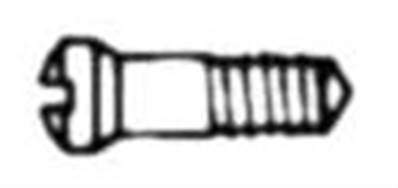 Vis à tenir les charnières Nickelé (1.4*1.9*5.4 mm)