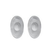 Plaquette Monobloc ovale Silicone (12 mm)