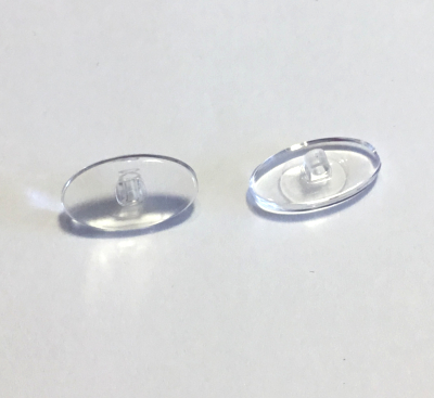Plaquette à visser PVC souple, symétrique, insert Plastique (13 mm) 