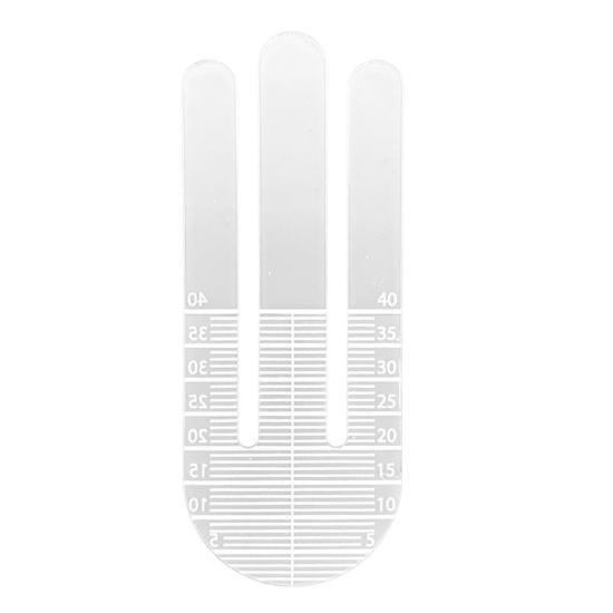 Réglet de mesure des hauteurs bifocaux (la paire)