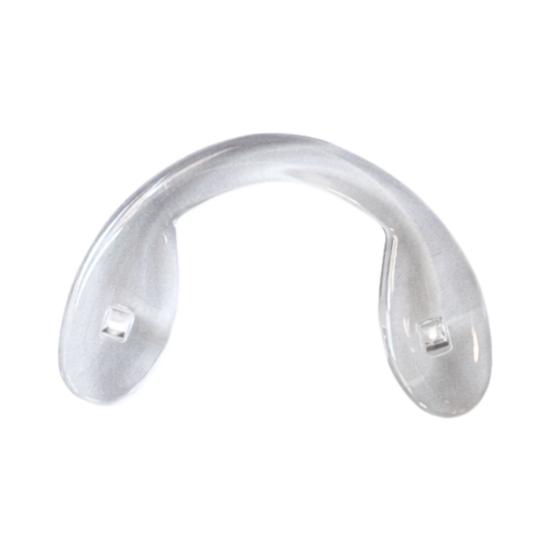 Plaquette jumelée à visser PVC, souple, insert Plastique (30,5 mm) 